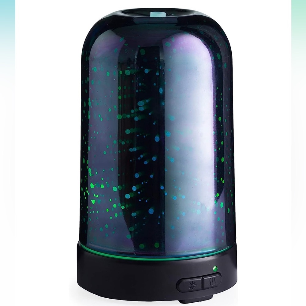 Airomé Ultrasonic Glass Essential Oil Diffuser: Galaxy - Picture 1 of 6